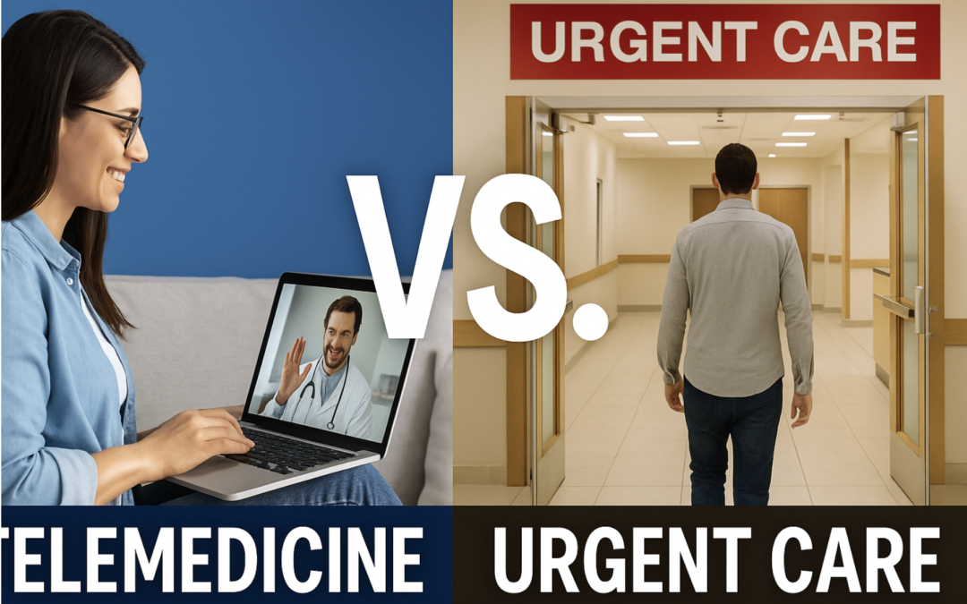 🩺 Telemedicine vs. Urgent Care: Which Is Better for You?